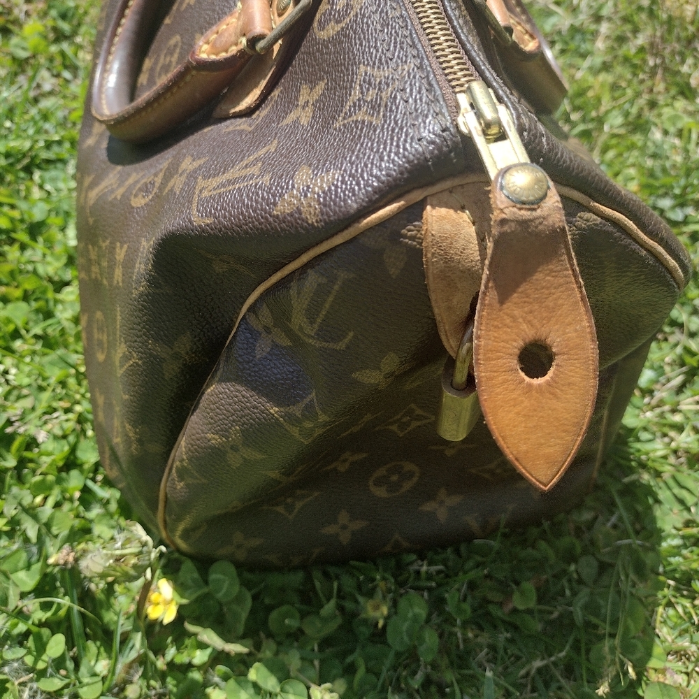 Authentic Louis Vuitton speedy 30 lock no key - Picture 7 of 16